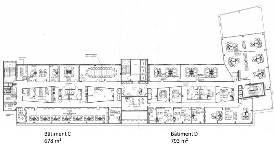 Bureau Lyon 2148m² Location bureau Lyon Rhône OLBUR2202362 14
